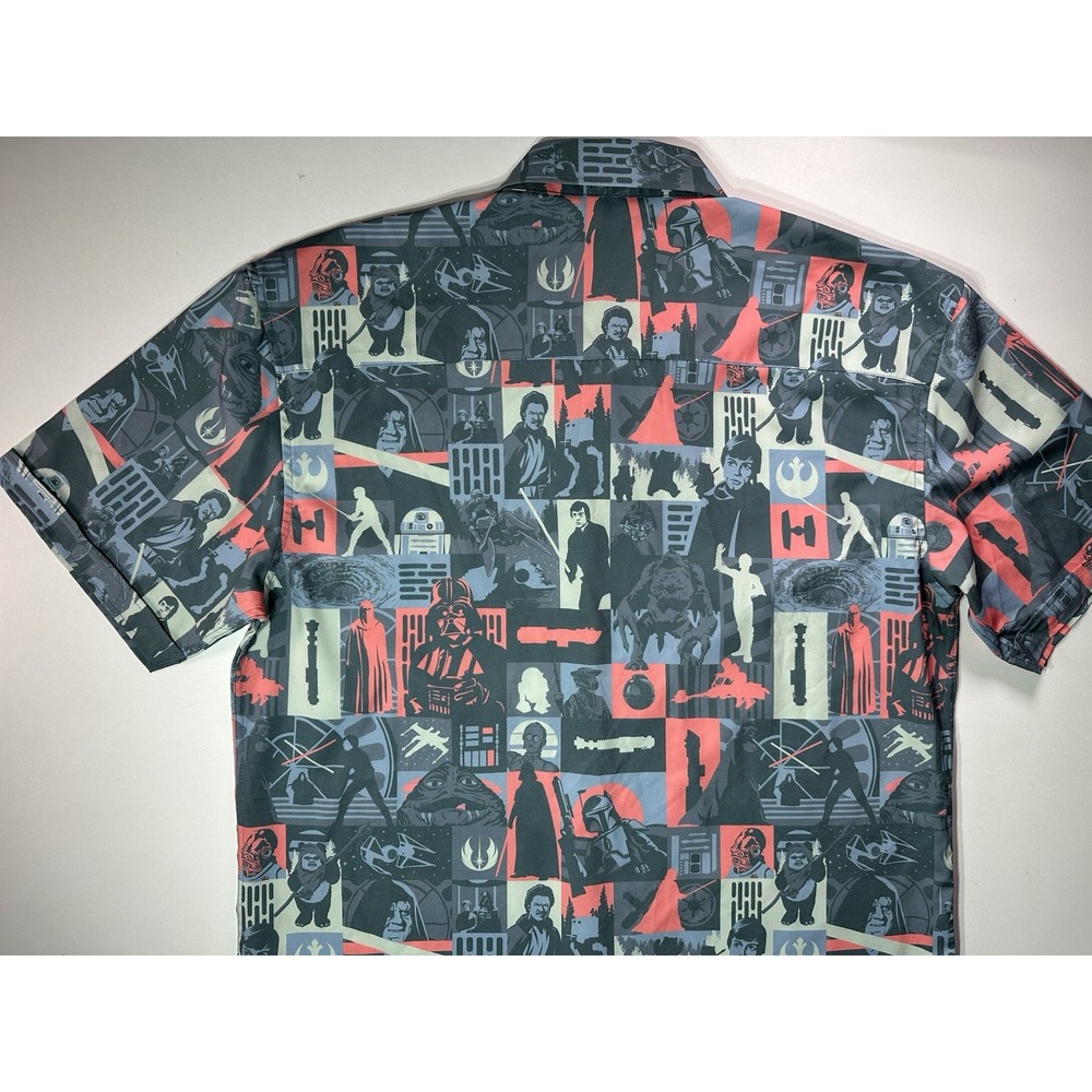 RSVLTS Star Wars May The 4th ''Trilogy's End'' Button Down Shirt Large Kunuflex - Picture 3 of 11